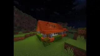 Cozy Modern Starter House in Minecraft for 2 minutes | Easy Survival Build
