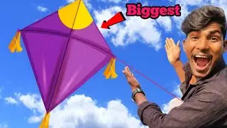 Making World Biggest Kite 🪁 l दुनिया का सबसे बड़ा पतंग 😱l Mr Zone 