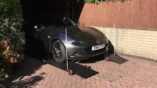 Parking Solution for a small, narrow garage and much-loved car