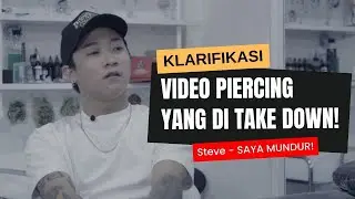 KLARIFIKASI VIDEO PIERCING YANG DI TAKE DOWN! - SAYA MUNDUR!