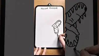 Horned Theropod drawing challenge gone wrong #primal #theropod  #genndytartakovsky