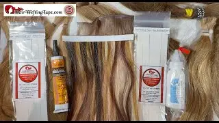 Hair Wefting Tape Strips~Superior Strength Double Sided Two In One Hair Extension Tape.