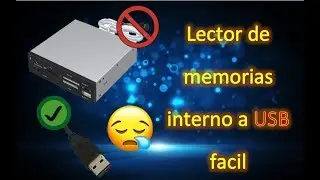 Lector de memorias interno a USB