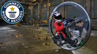 Fastest monowheel motorcycle - Guinness World Records