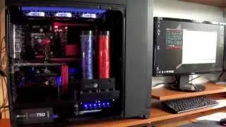 i7 3770K @ 5.0 GHz CORSAIR 750D MOD DJ sava Watercooling AURORA pc