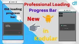 Professional  |  Animation  Loading Progress Bar in  Kodular