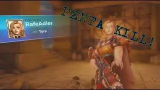 Viktor & Torvald PVE with Tyra PENTAKILL | Paladins