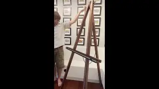Peruvian Walnut and Ambrosia Maple Custom Art Easel