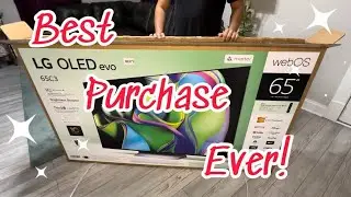 NEW 2023 LG C3 65 inch 4K OLED Unboxing & Set Up/lgc3