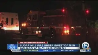 Okeelanta Sugar Mill fire