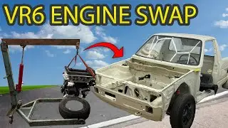 From TDI to VR6 3.2 | Engine Swap Reveal In My Volkswagen Caddy MK1 - Episode 17