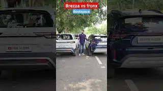 Brezza Vs Fronx | Bootspace | #shorts #brezza #fronx #marutisuzuki
