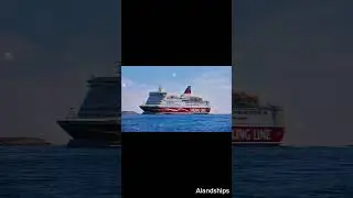 Viking line ships before and after 🥲