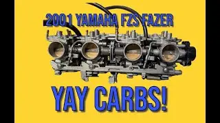 2001 Yamaha FZS 600 Carbs Part 2, Love them or Hate them!