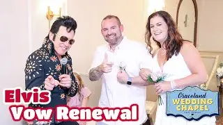 Kev & Maria's Elvis Vow Renewal in Las Vegas | Graceland Chapel