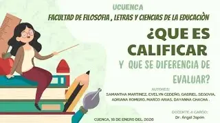 ¿Què es calificar? 🤔¿Què diferencias tiene con evaluar? / Reflexiones filosóficas novel🌟