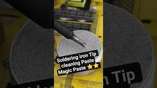 soldering iron Tip cleaning Paste Magic Paste ⭐⭐ #shorts #soldering