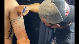 FREEHAND armband tattoo buscalan tattoo design