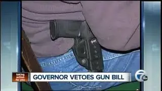 Governor Snyder vetoes gun bill
