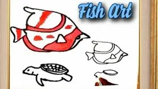Fish Easy outline Drawing video Art By shahul hameed (SR)