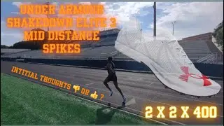 Workout in Under Armour Shakedown Elite 3 MD Spikes