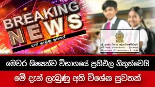 BREAKING NEWS 🔴 | 5 ශ්&zwj;රේණිය ශිෂ්&zwj;යත්ව විභාගයේ ප්&zwj;රතිඵල අද | Scholarship Exam Results Released 2025