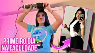ARRUME-SE COMIGO PARA MEU PRIMEIRO DIA DE AULA NA FACULDADE!! 📚