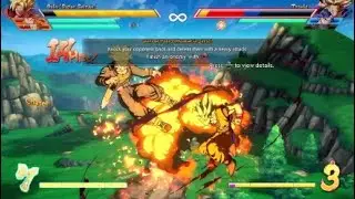 DBFZ : Air Dash Cancelable Overheads During Sparking Burst