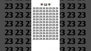 Optical illusion test, spot the hidden number in 5 secs#shortsfeed#shorts#youtubeshorts#ytshorts
