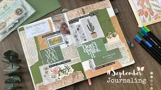 Journaling With Me | September Setup Ideas | vintage Journal | Planning Your Best Month Ever