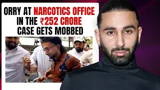 Orry gets mobbed as he appears for questioning in connection with ₹252 crore dr*gs case
