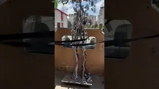 Metal bir heykelin &uuml;retim aşamaları 💪🏻 #art #artist #metalsculpture #sculptor #sculpture #shorts