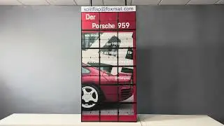 Porsche Picture Flap Display | Compact Format, Powerful Expression