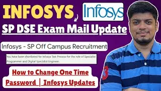 🔥Важные новости от Infosys | Письмо с информацией о выпускном экзамене | Как изменить пароль в In...