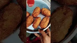 Mouth watering bread cutlet😍#Recipe #food
