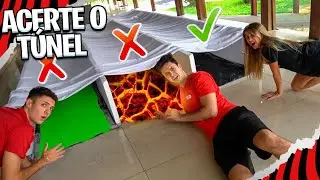 QUEM ATRAVESSAR O T&Uacute;NEL MAIS R&Aacute;PIDO, VENCE!   Desafio