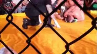 pj caram vs tim reichel title fight round 2