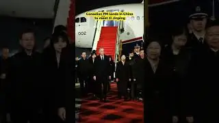 Canadian PM Mark Carney lands in Beijing, China, to meet Chinese President Xi Jinping