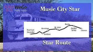 Music City Star Train - Public Transportation Nashville - Lebanon to Nashville Commuter Train