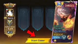 MY LAST MATCH BEFORE GLORY! HYPER CARRY HAYABUSA SOLO RANK GAMEPLAY! - MLBB