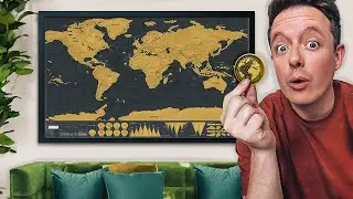 My TRAVEL SCRATCH MAP 🗺️ (30 Years of Travel)