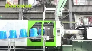 80L plastic dustbin production line with 1080T machine