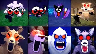 Monster One Is Terrible 99 Nights in the Forest, Winter,Mobile Vs Owl Vs Deer Vs Ram & more Versions