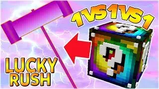Pinker OP Hammer im 1vs1vs1?! | Minecraft Lucky Rush | ExtremVerzockt