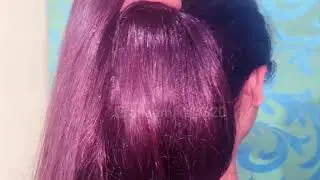 Meet Anaamika-A Shiny & Silky Rapunzel | Super Shiny & Silky Burgundy Hair Play | Silkiest Hair Ever