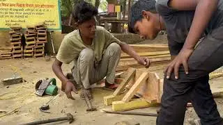 Wooden Cart making process complete