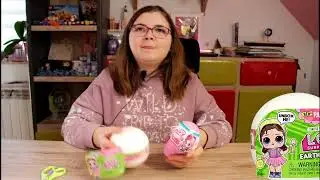 #62 Lalka lol surprice ogrodniczka oraz lalka z wafelka od lod&oacute;w. Zobacz co uda się zdobyć
