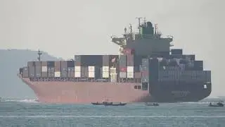 Container Ship《TIANJIN BRIDGE》Crossing the Tsing Ma Bridge in HK 20260118_C0008