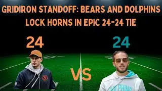 Gridiron Standoff: Bears and Dolphins Lock Horns in Epic 24-24 Tie #bears #bearsnation #nfl #nflteam