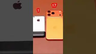 From 2007 to 2025 &ndash; iPhone 1 vs iPhone 17 Comparison! 😱